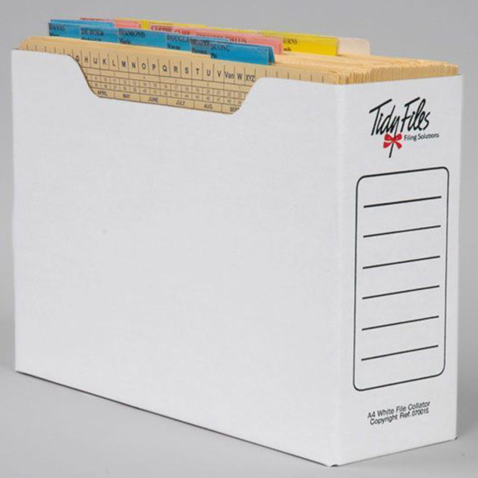 Tidy Files White File Storage Containers - TF07005C